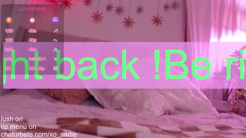 Snapshot of xo_sadie chatting on 1, 3, 2026 Xo Sadie online show from 1, 3, 2026