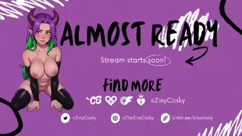 Ziny Cosky online show from 27, 6, 2026