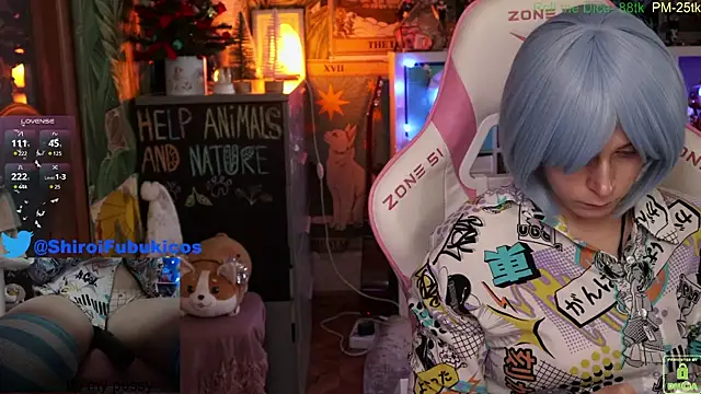 ShiroiFubuki online show from 16, 12, 2024