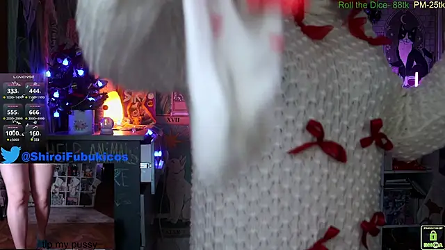 ShiroiFubuki online show from 24, 12, 2024