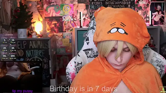 ShiroiFubuki online show from 13, 2, 2025