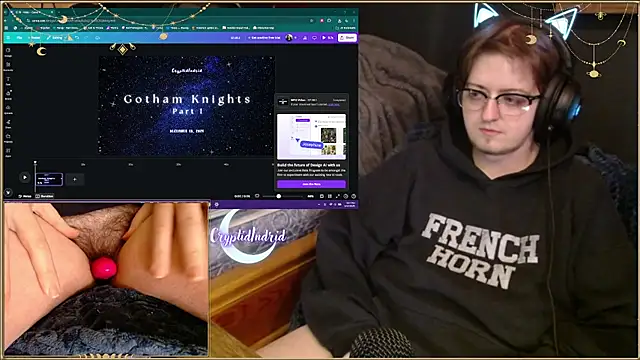 CryptidIndrid online show from 14, 3, 2025