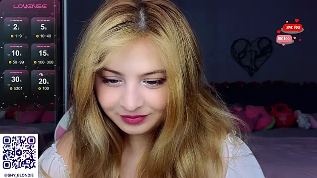 shy blondiee online show from 23, 1, 2025