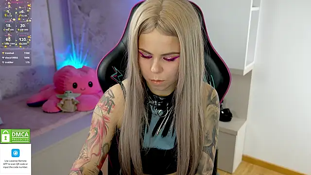 Latex Kitty online show from 21, 3, 2025