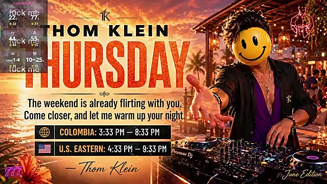Snapshot of thomklein chatting on 11, 6, 2026 thomklein online show from 11, 6, 2026