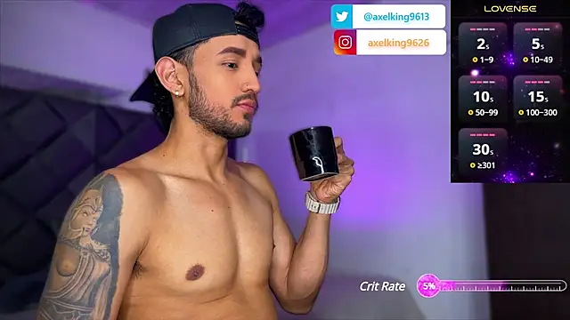 AxelKing1326 online show from 12, 3, 2025