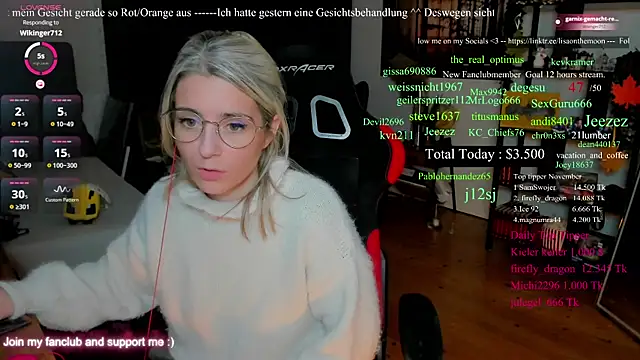 Lisaonthemoon online show from 30, 11, 2025