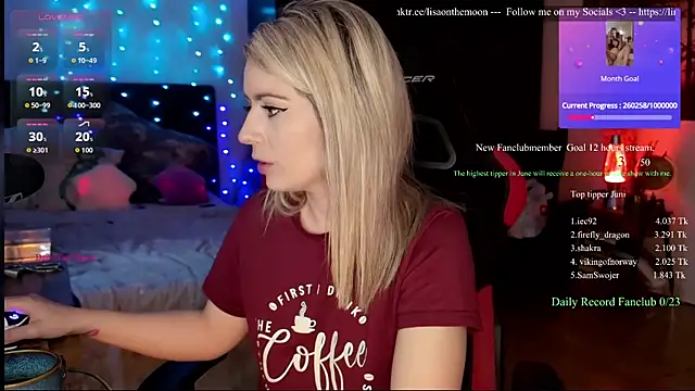 Snapshot of Lisaonthemoon chatting on 14, 6, 2026 Lisaonthemoon online show from 14, 6, 2026