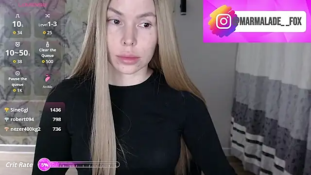 Marmalade Fox online show from 8, 4, 2026