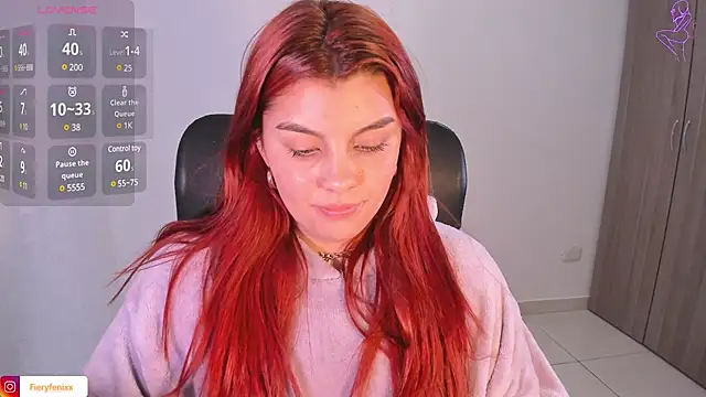 Fieryfenixx online show from 19, 2, 2025