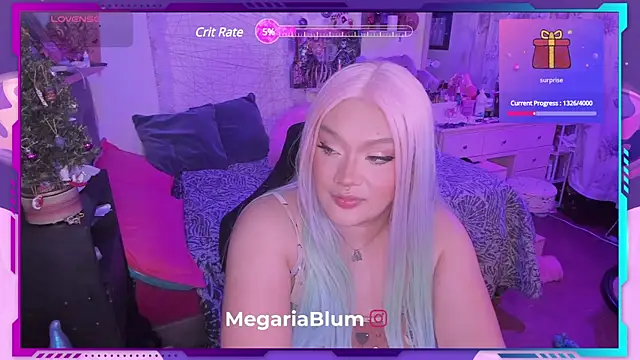 MegariaB online show from 12, 12, 2024