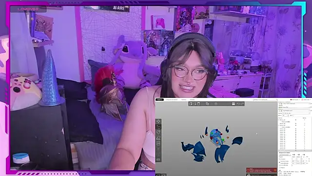 MegariaB online show from 1, 2, 2025