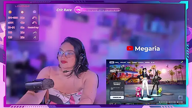 Snapshot of MegariaB chatting on 23, 2, 2026 MegariaB online show from 23, 2, 2026