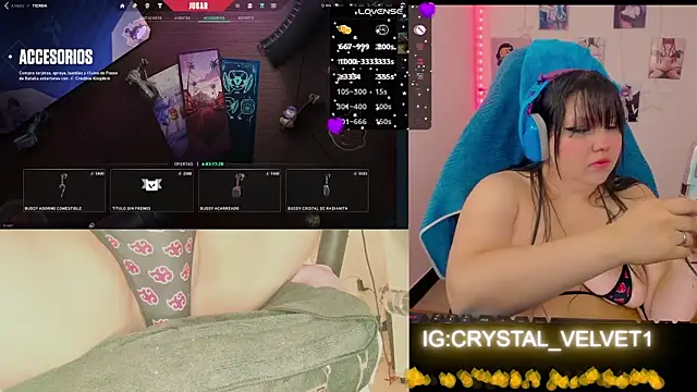 crystal7u7 online show from 17, 9, 2025