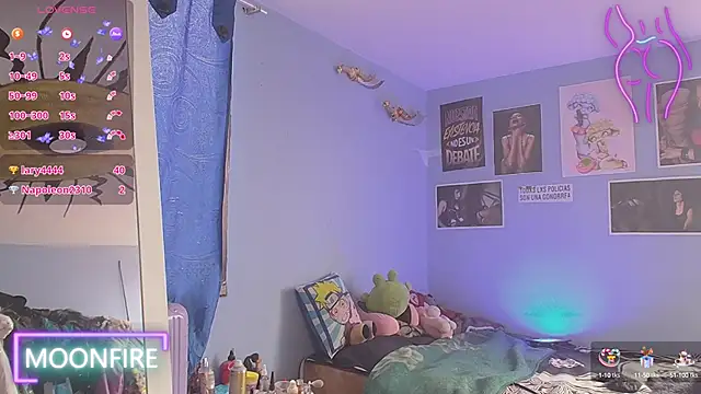 moonfiredancer online show from 24, 1, 2025