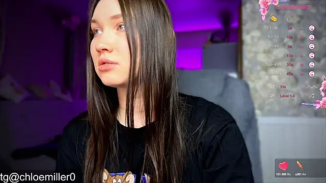 ChloeMillerMeow online show from 3, 2, 2025
