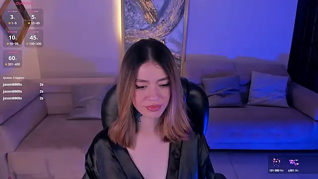 ViolettHansson online show from 1, 3, 2025