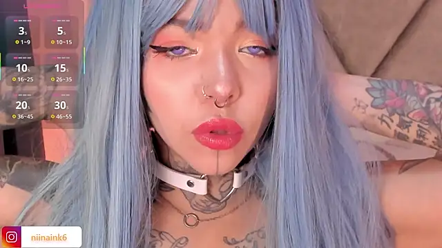 Snapshot of NinaInk chatting on 14, 10, 2025 NinaInk online show from 14, 10, 2025