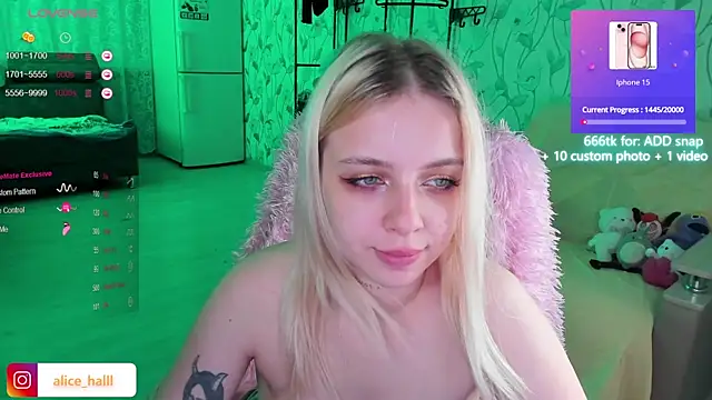 Alice Halle online show from 4, 12, 2024