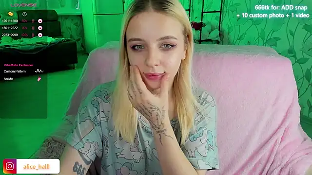 Alice Halle online show from 14, 12, 2024