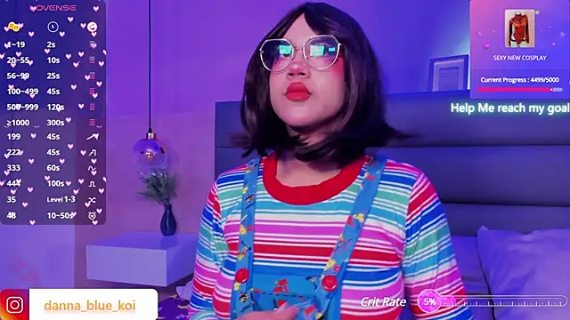 blue koi online show from 19, 1, 2025