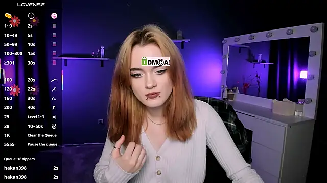 liana kisses online show from 16, 3, 2025