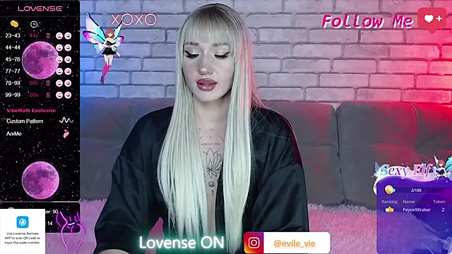 Eva Evile online show from 27, 12, 2024