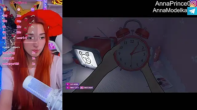 Anna Prince online show from 24, 2, 2025