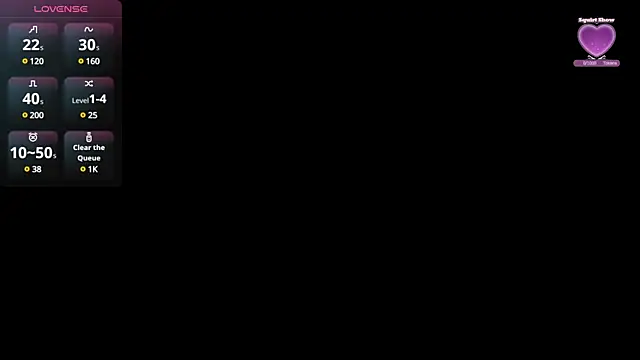 MidnightFlame online show from 7, 3, 2025