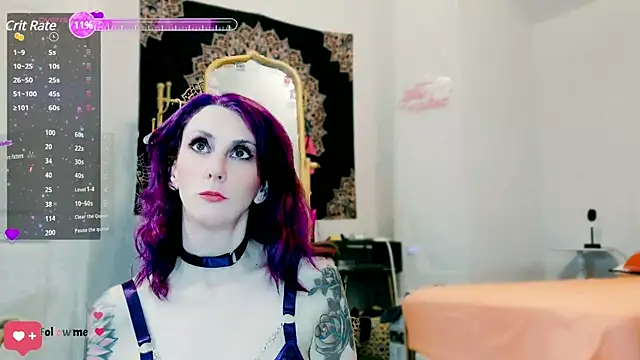 MissyRoulette online show from 1, 2, 2025