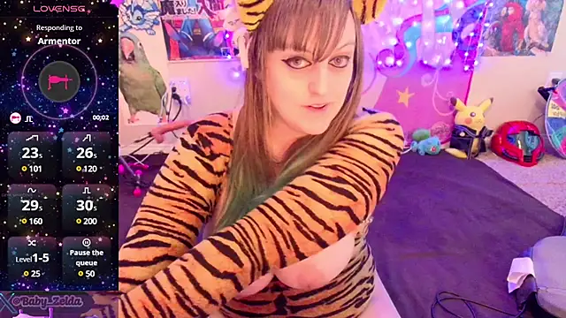 Snapshot of BabyZelda chatting on 6, 1, 2025 BabyZelda online show from 6, 1, 2025