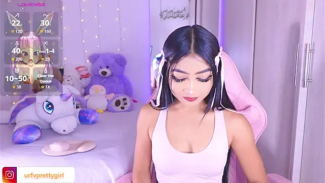 urfavprettygirl online show from 3, 6, 2026
