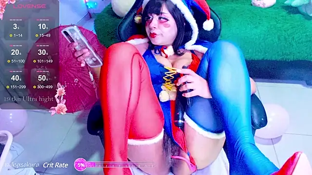 MilkyXSakura online show from 13, 2, 2025