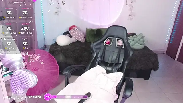 MilkyXSakura online show from 8, 10, 2025