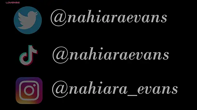 NahiaraEvans  online show from 28, 7, 2026