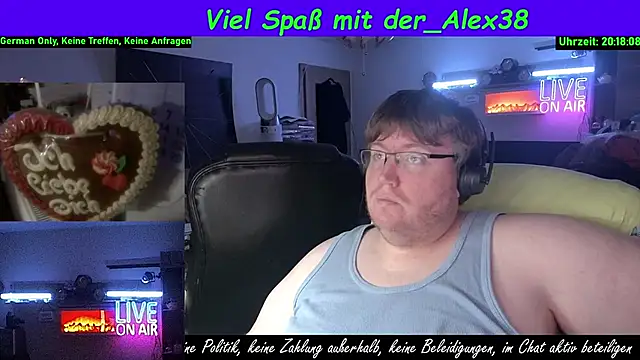 der alex38 online show from 15, 9, 2025