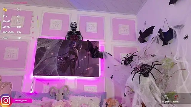 Snapshot of Sammyblaer chatting on 28, 10, 2025 Sammyblaer online show from 28, 10, 2025