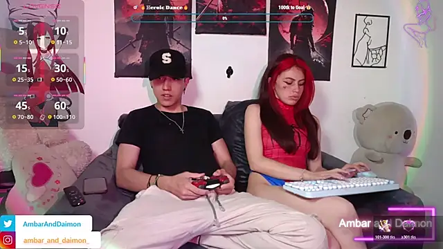 Ambar and daimon  online show from 31, 10, 2025