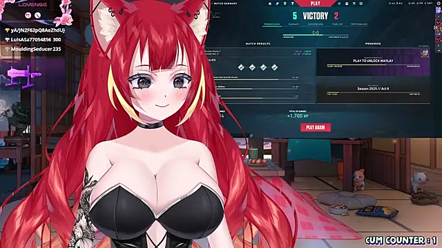 LewdKira VT online show from 13, 3, 2025