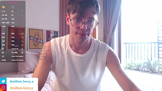 William Henry  online show from 4, 3, 2026