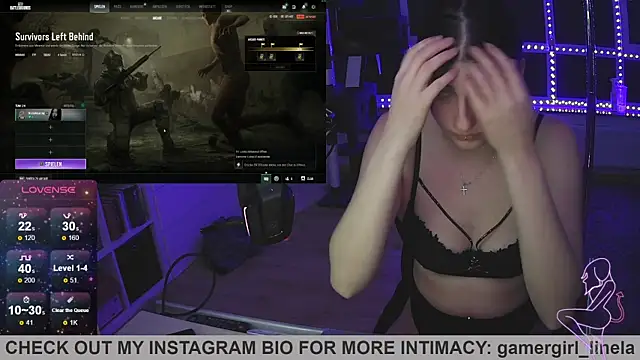 Gamergirl-Linela online show from 29, 9, 2025