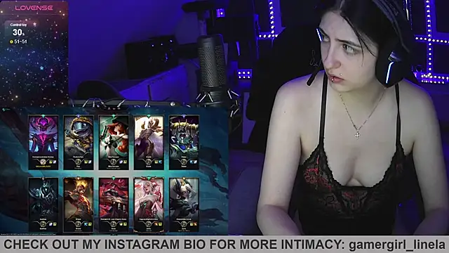 Snapshot of Gamergirl-Linela chatting on 11, 7, 2026 Gamergirl-Linela online show from 11, 7, 2026