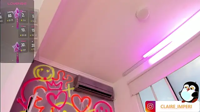 CLAIRE EMPIRE online show from 7, 11, 2025