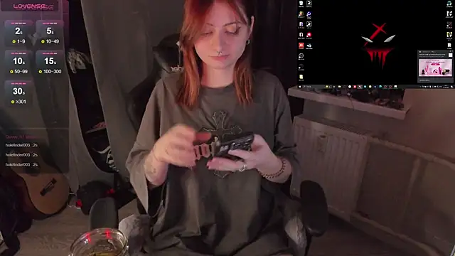 Snapshot of Melante chatting on 20, 10, 2025 Melante online show from 20, 10, 2025