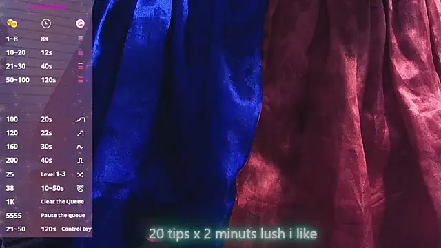 xinamora online show from 12, 10, 2025