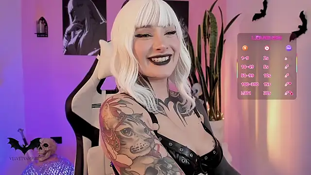 VelvetVampiree online show from 3, 12, 2025
