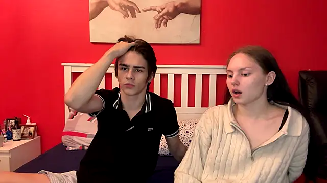 Snapshot of flowerscouple chatting on 23, 9, 2025 flowerscouple online show from 23, 9, 2025