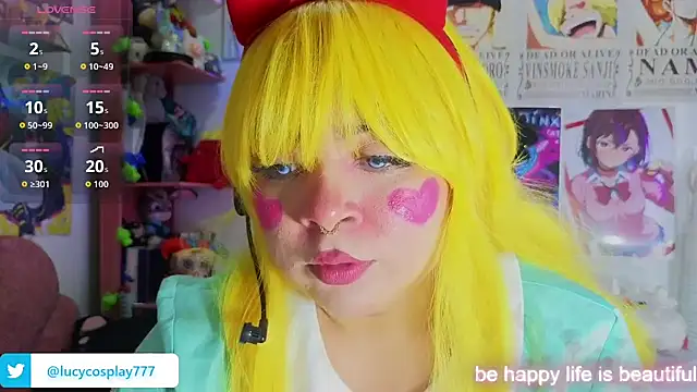 Lucycosplay777 online show from 9, 7, 2026