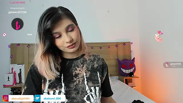 Akatsumi  online show from 18, 10, 2025