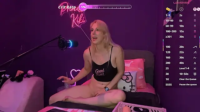 PrincessKikiZa online show from 19, 2, 2026